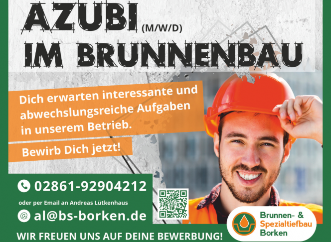 Vorschaubild Ausbildung zum Brunnenbauer (M/W/D)